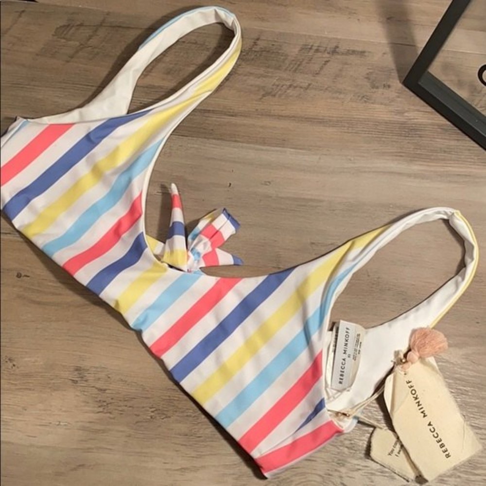 Rebecca Minkoff Nicki Bralette Swim Top Solana XS